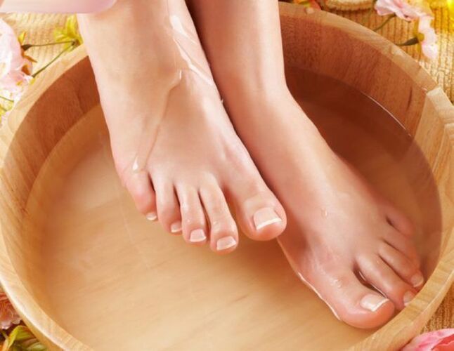 bain de pieds pour infection à levures